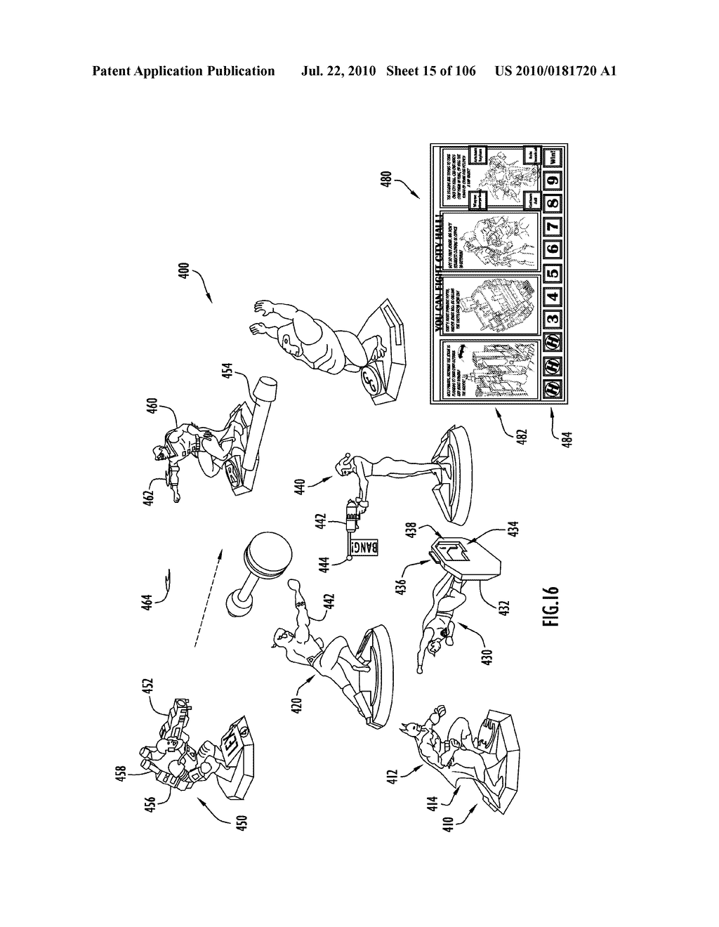 Action Figure Battle Game with Movement Mechanisms - diagram, schematic, and image 16