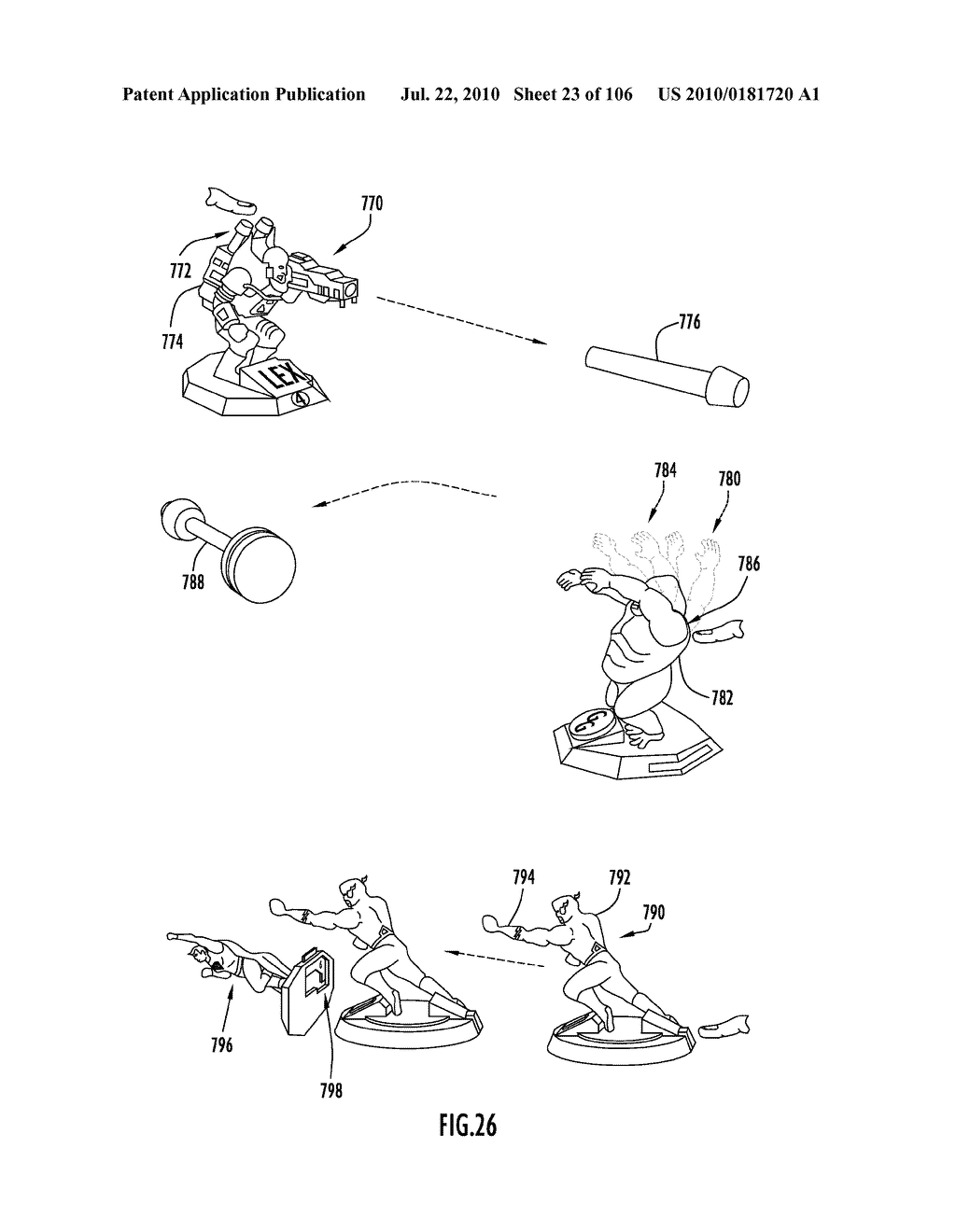 Action Figure Battle Game with Movement Mechanisms - diagram, schematic, and image 24