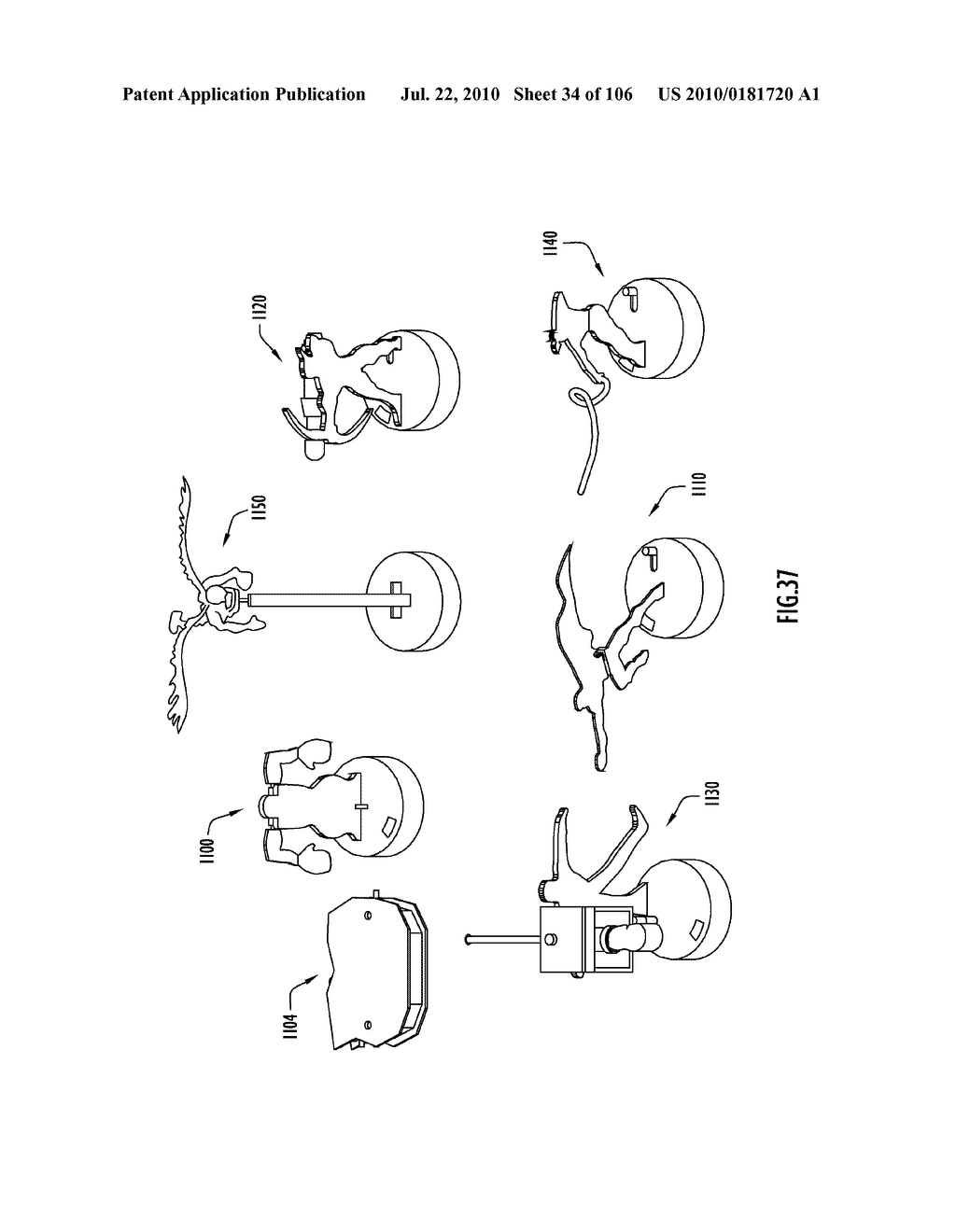 Action Figure Battle Game with Movement Mechanisms - diagram, schematic, and image 35