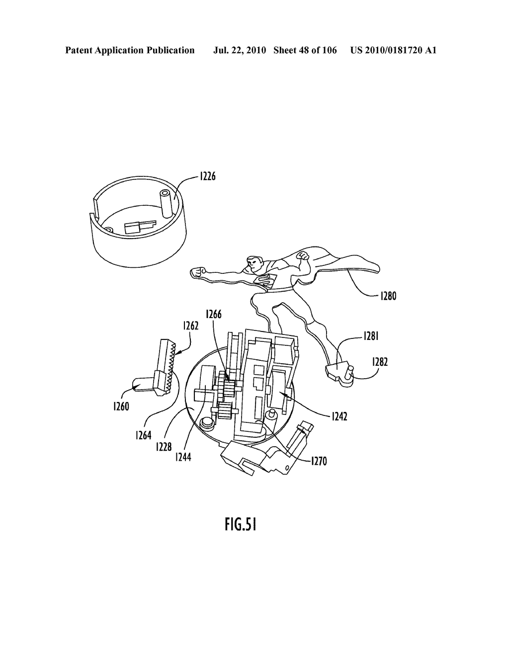 Action Figure Battle Game with Movement Mechanisms - diagram, schematic, and image 49