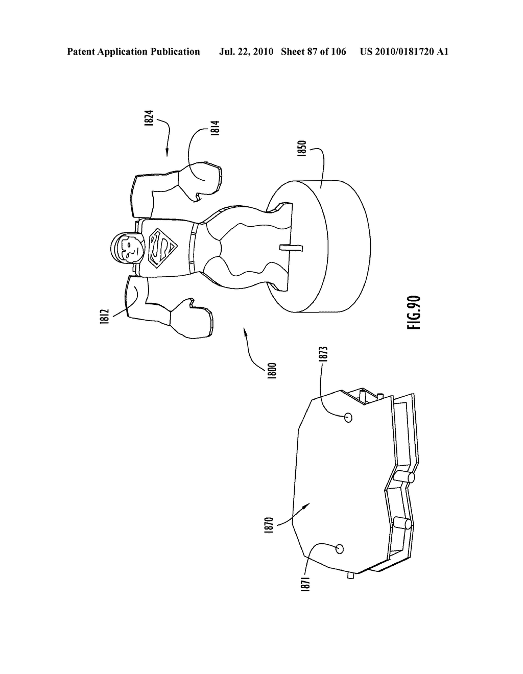 Action Figure Battle Game with Movement Mechanisms - diagram, schematic, and image 88