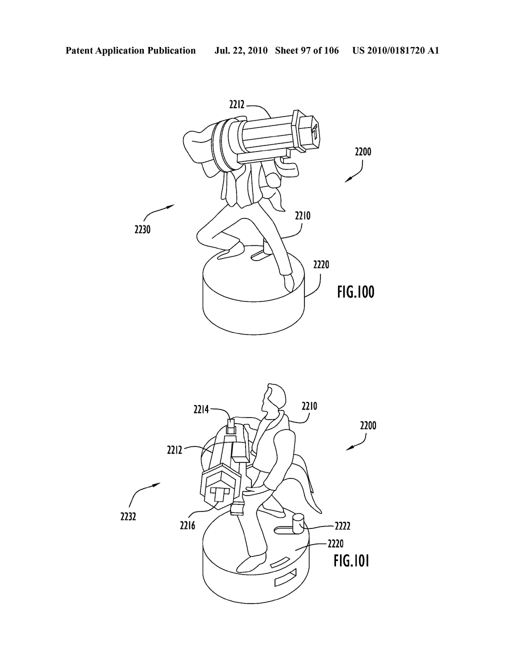 Action Figure Battle Game with Movement Mechanisms - diagram, schematic, and image 98