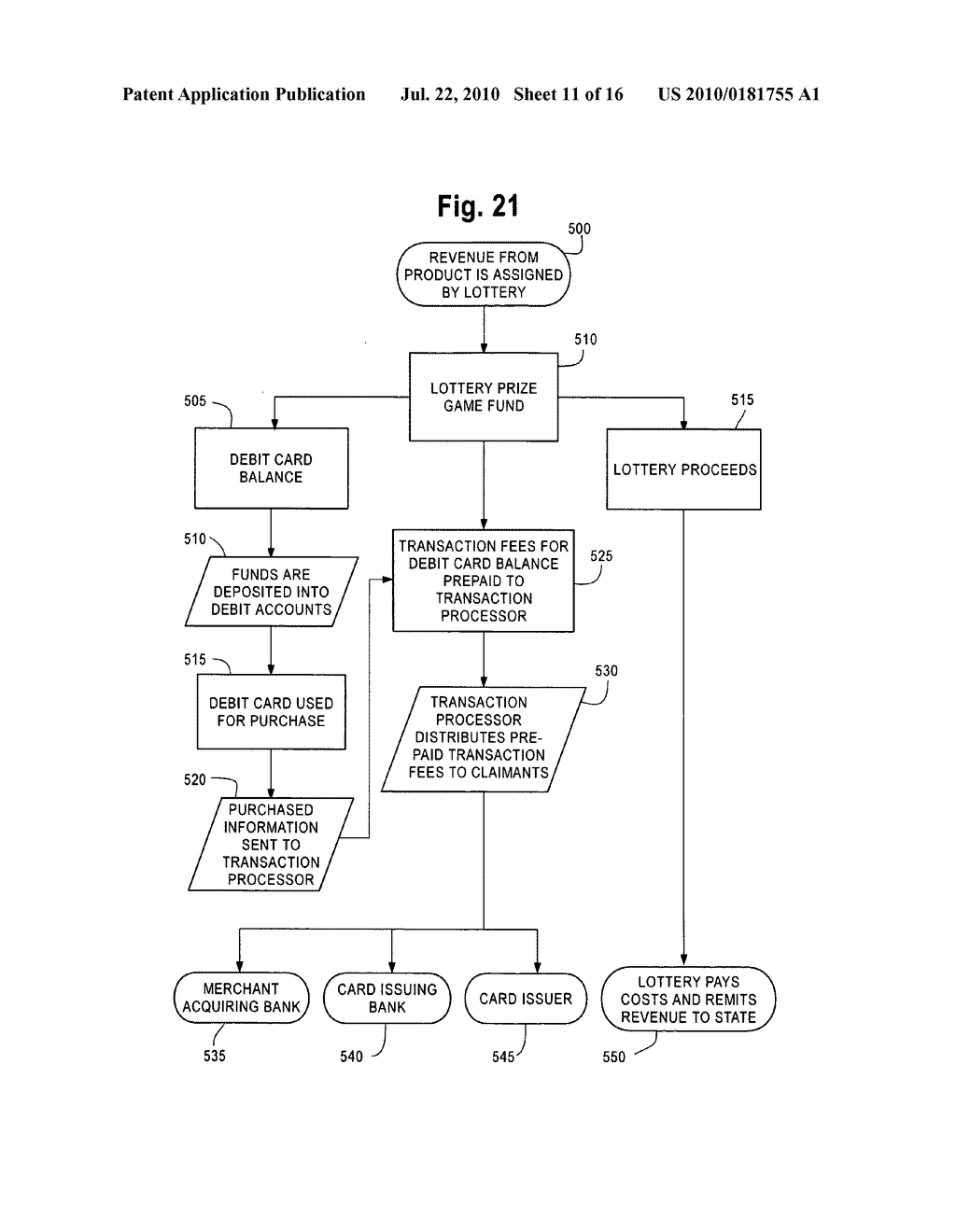 Lottery transaction mechanisms - diagram, schematic, and image 12