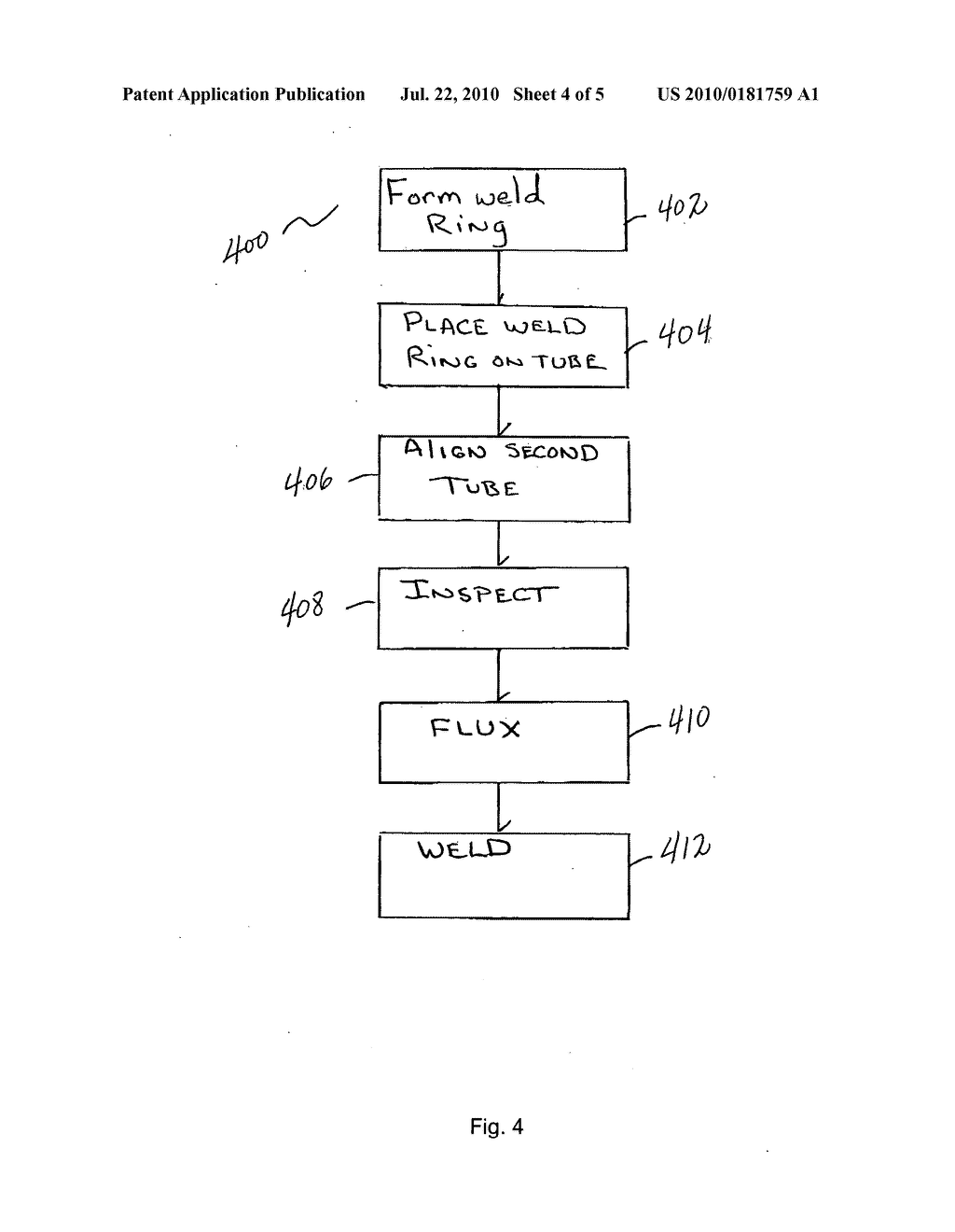 Apparatus and method for welding steel boiler tubes - diagram, schematic, and image 05