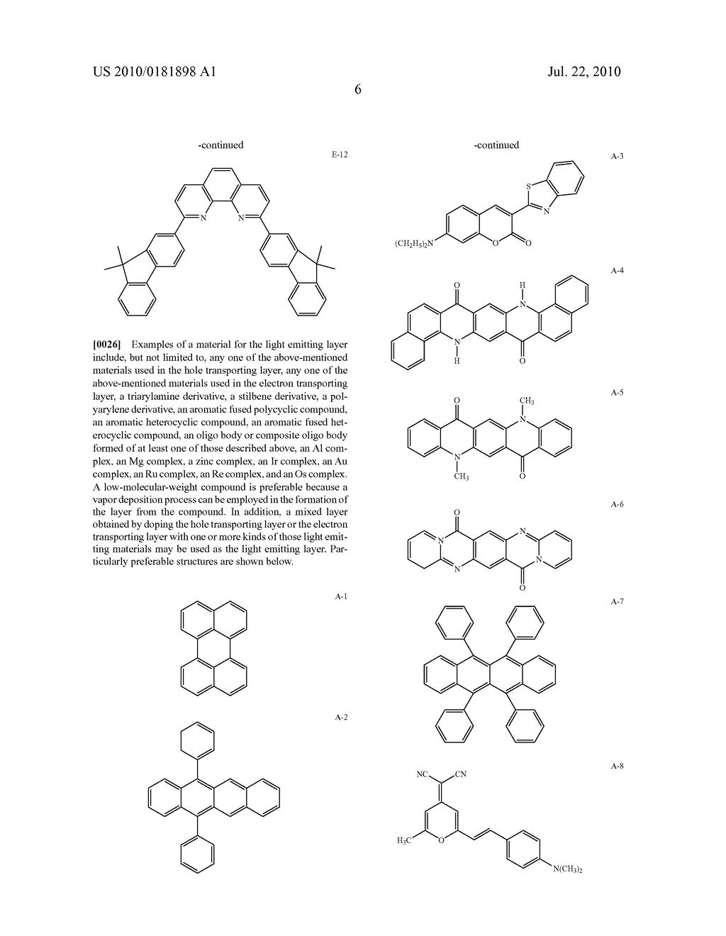 ORGANIC ELECTROLUMINESCENCE DEVICE AND LIGHT EMITTING APPARATUS - diagram, schematic, and image 10