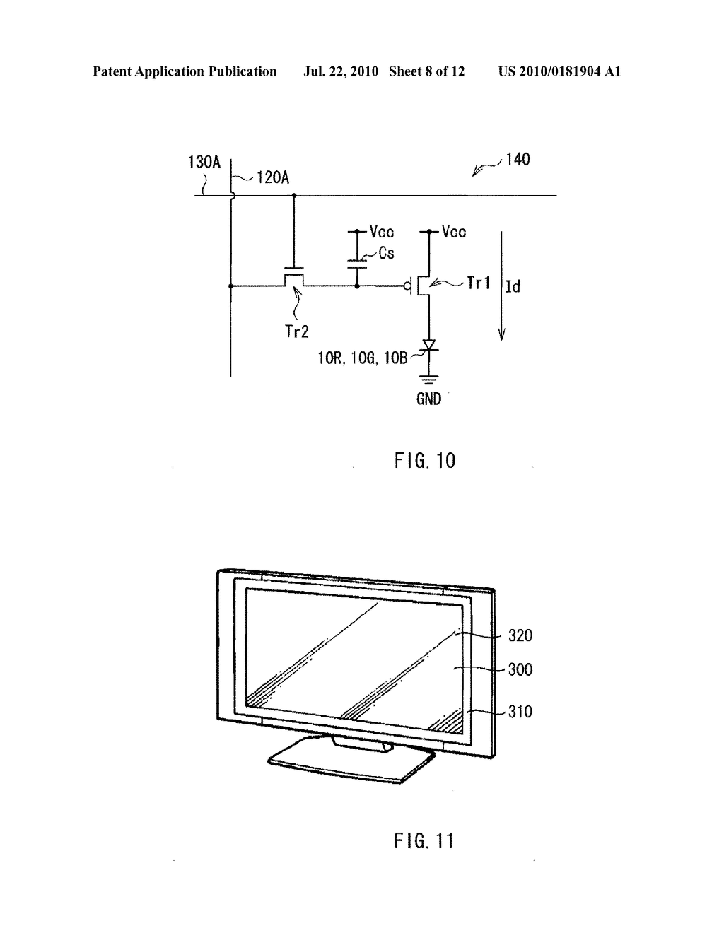 ORGANIC ELECTROLUMINESCENCE DEVICE AND DISPLAY UNIT - diagram, schematic, and image 09