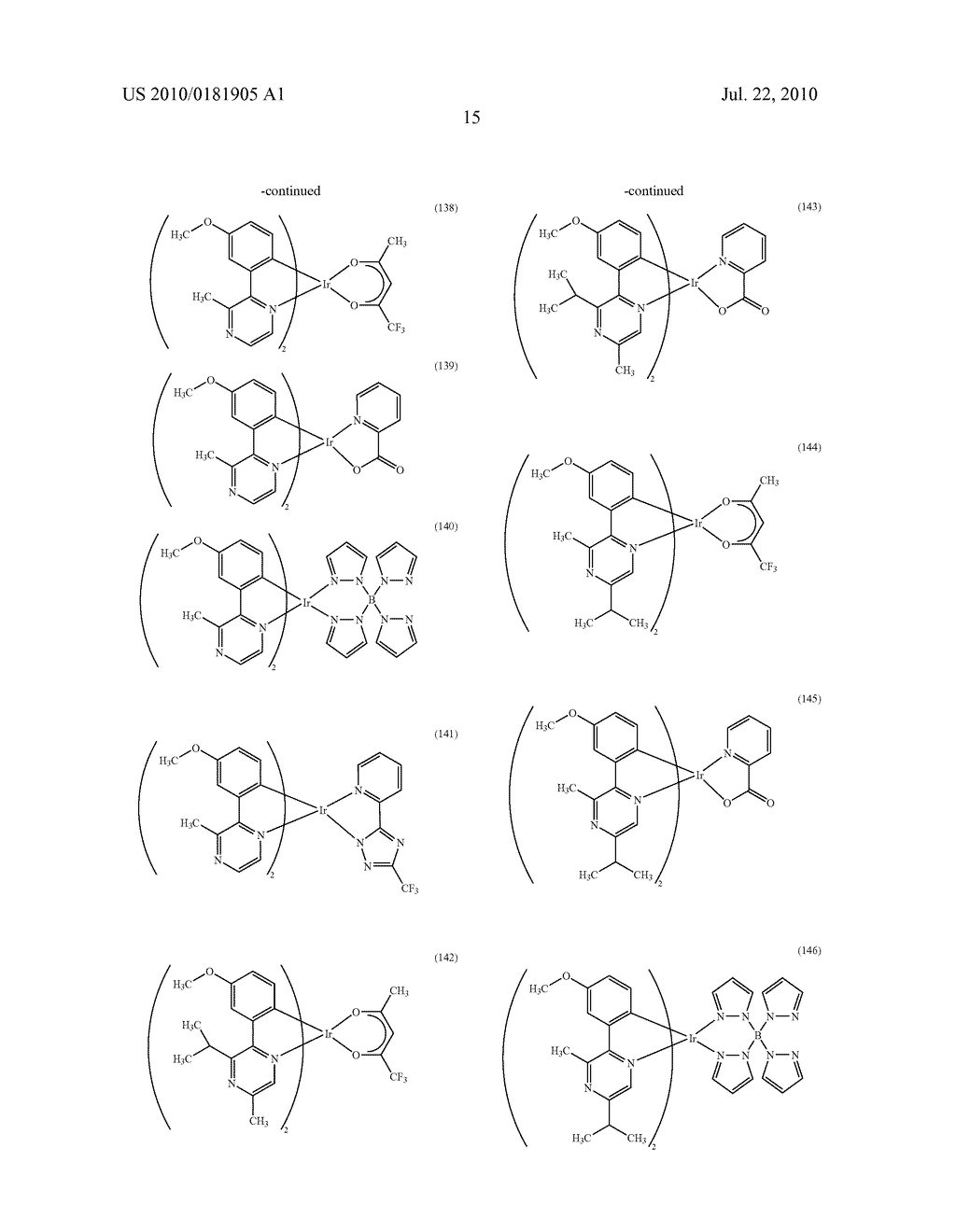 Organometallic Complex, and Light-Emitting Element, Light-Emitting Device, Electronic Device, and Lighting Device Using the Organometallic Complex - diagram, schematic, and image 45