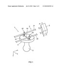 LIGHTING DEVICE HAVING A RAIL DEVICE THAT CAN BE FIXED TO A SURFACE OF AN OBJECT diagram and image