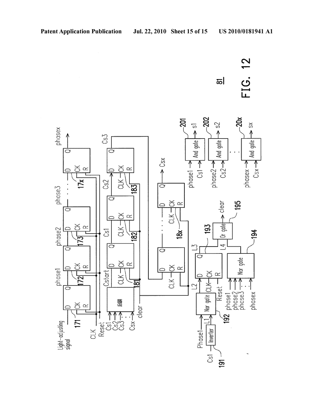 CONTROLLING CIRCUIT AND CONTROLLING METHOD - diagram, schematic, and image 16