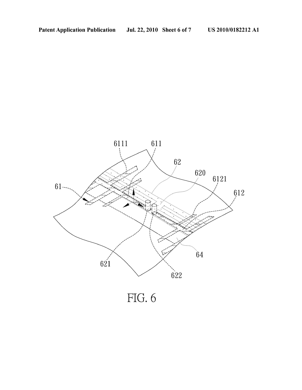 COPLANAR WAVEGUIDE FED PLANAR LOG-PERIODIC ANTENNA - diagram, schematic, and image 07