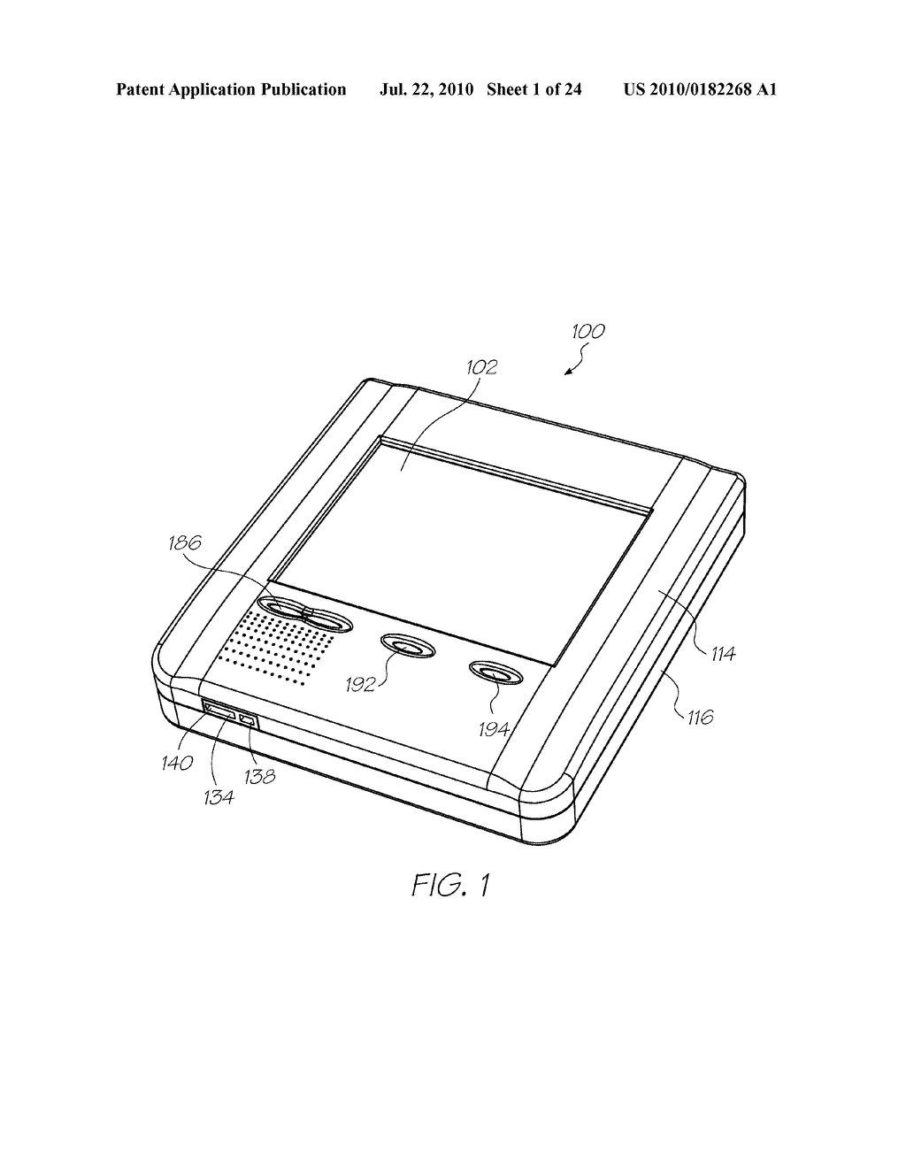HANDHELD DISPLAY DEVICE FOR INTERACTING WITH PRINTED SUBSTRATE - diagram, schematic, and image 02