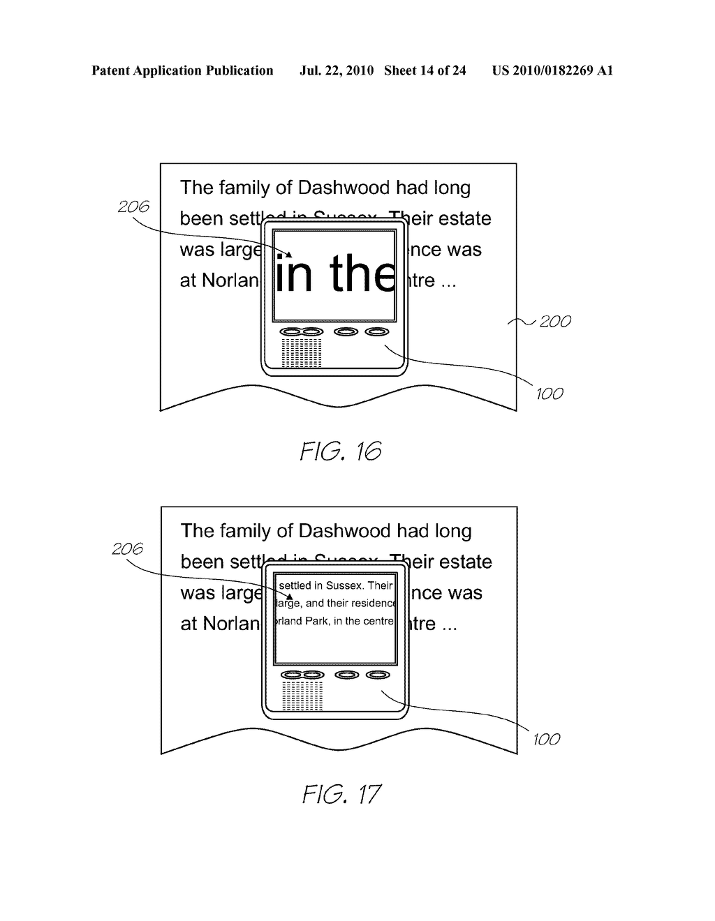 METHOD OF PLAYING VIDEO USING HANDHELD DISPLAY DEVICE - diagram, schematic, and image 15
