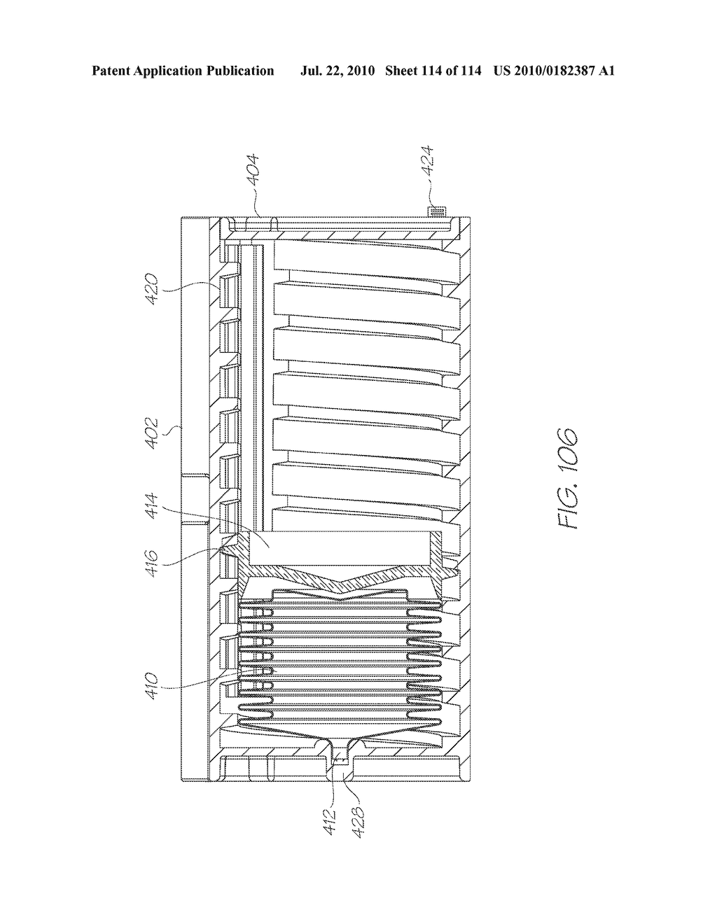 RESERVOIR ASSEMBLY FOR SUPPLYING FLUID TO PRINTHEAD - diagram, schematic, and image 115
