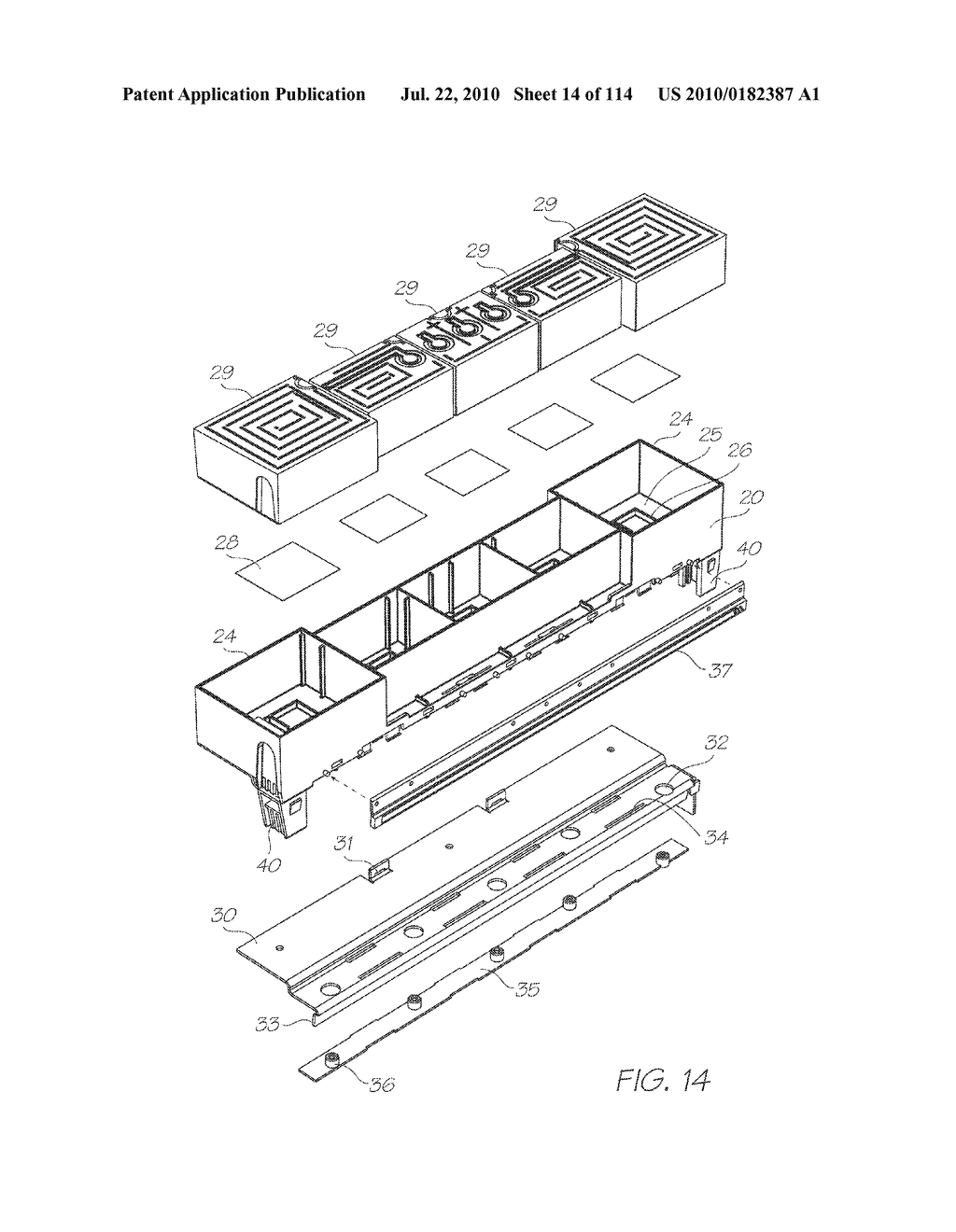 RESERVOIR ASSEMBLY FOR SUPPLYING FLUID TO PRINTHEAD - diagram, schematic, and image 15
