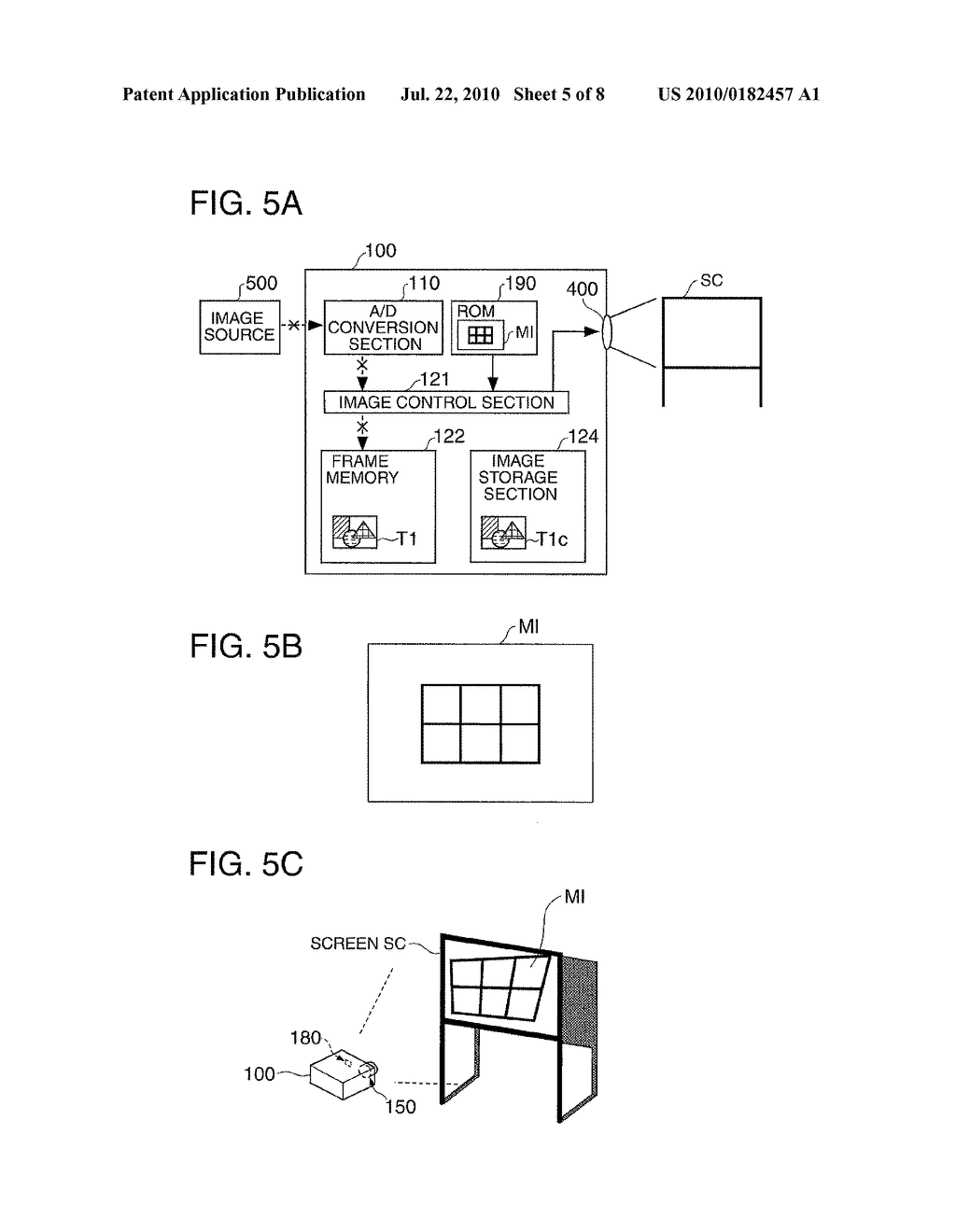 PROJECTION DISPLAY DEVICE AND METHOD OF CONTROLLING THE SAME - diagram, schematic, and image 06