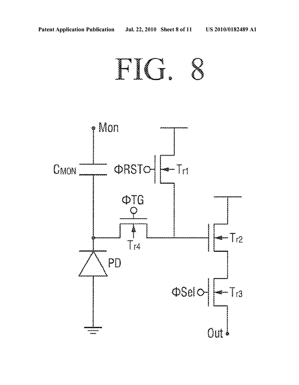 AUTO FOCUS MODULE CAPABLE OF IN-PIXEL MONITORING OF AMOUNT OF RECEIVED LIGHT PHOTOGRAPHING APPARATUS USING THE SAME - diagram, schematic, and image 09