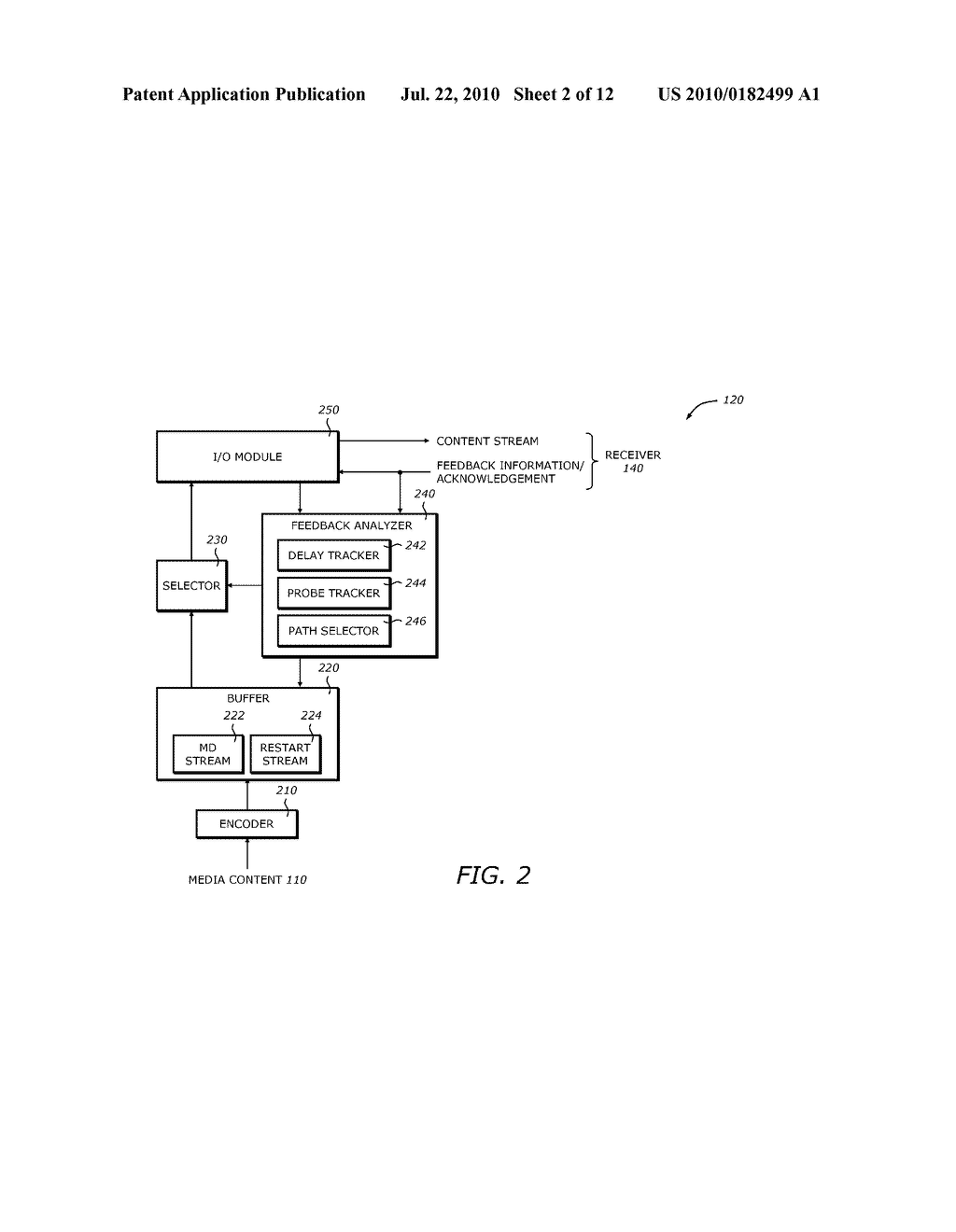 MULTIMEDIA CONTENT DELIVERY USING PRE-STORED MULTIPLE DESCRIPTION CODED VIDEO WITH RESTART - diagram, schematic, and image 03