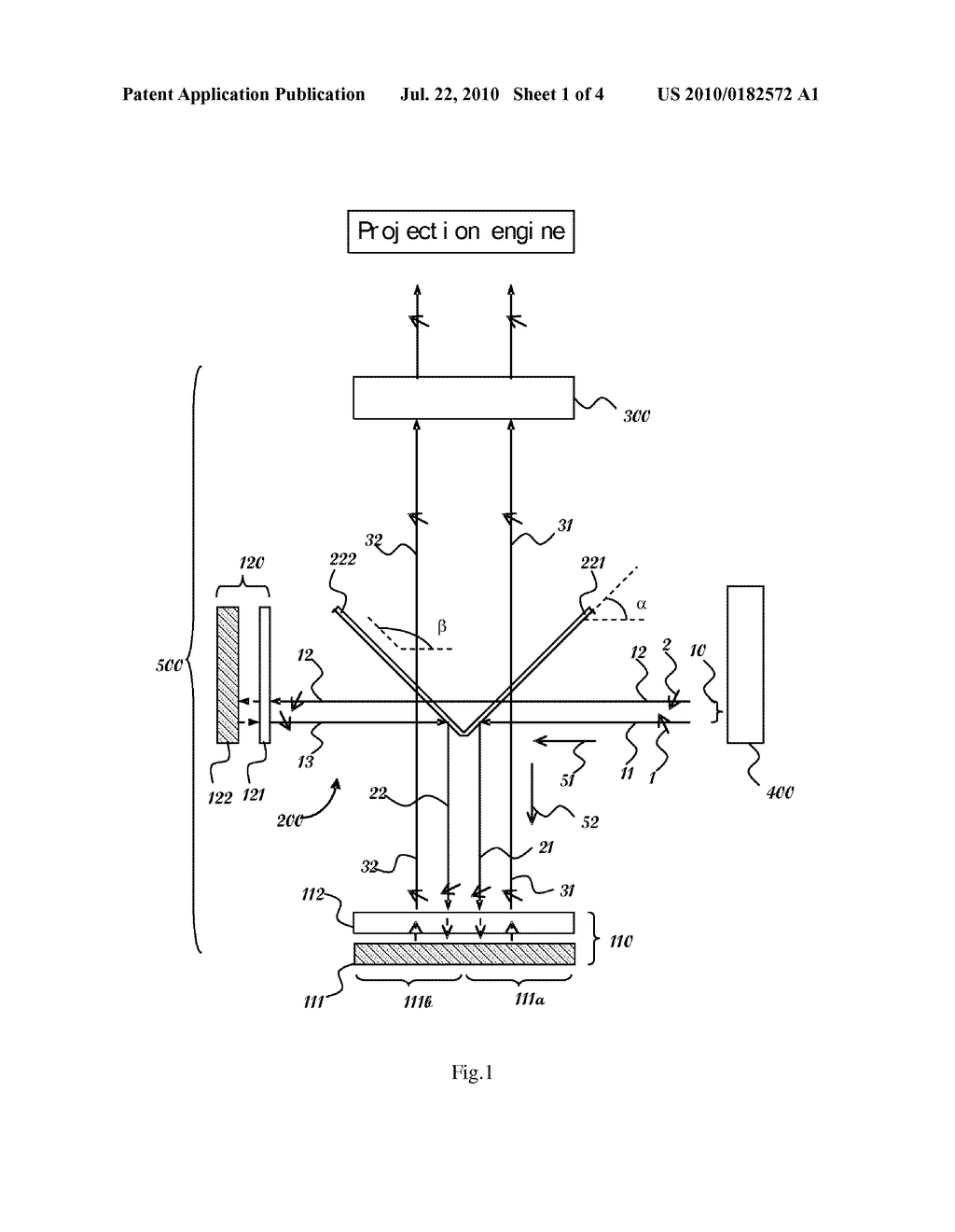  POLARIZER ASSEMBLY AND A REFLECTIVE MODULATION-IMAGER PROJECTION SYSTEM - diagram, schematic, and image 02