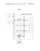 RECORDING MEDIUM AND INFORMATION PROCESSOR diagram and image