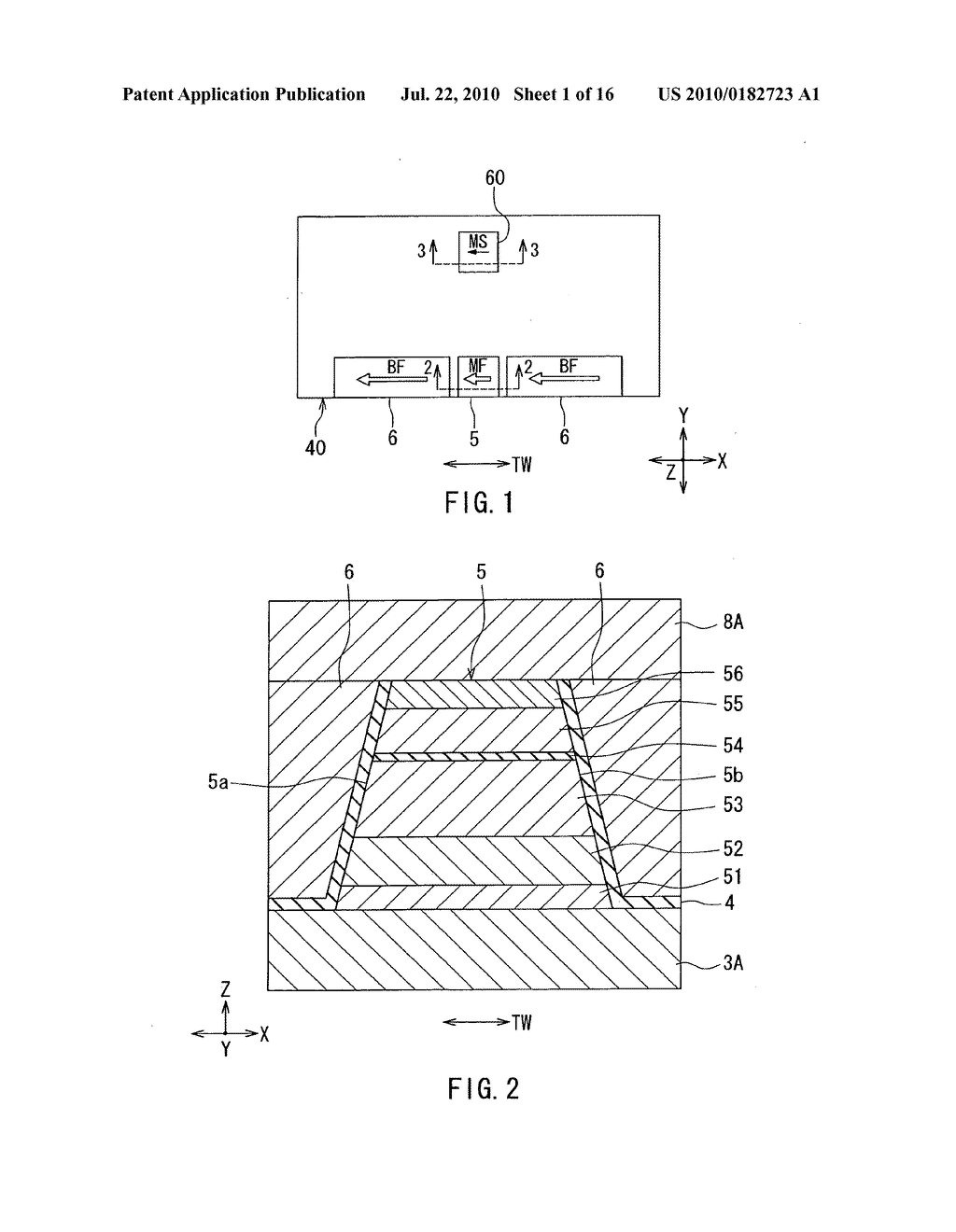 Magnetic detector including magnetoresistive element and impact sensor - diagram, schematic, and image 02