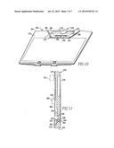 HANDHELD ELECTRONIC DEVICE HAVING HIDDEN OPENINGS OFFSET FROM AN AUDIO SOURCE diagram and image