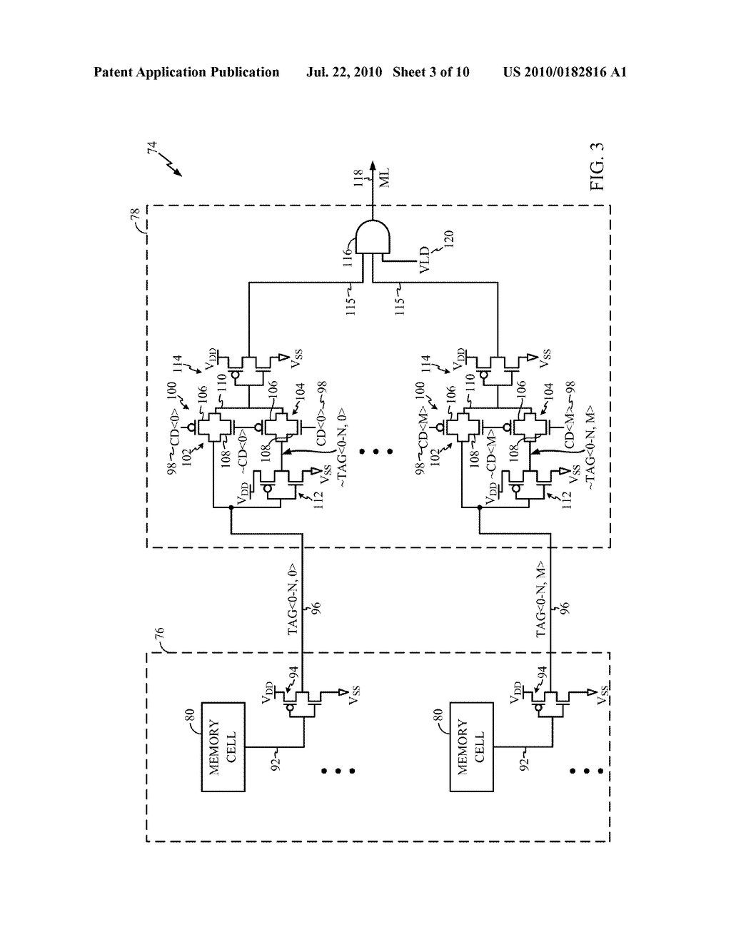 Power Saving Static-Based Comparator Circuits and Methods and Content-Addressable Memory (CAM) Circuits Employing Same - diagram, schematic, and image 04