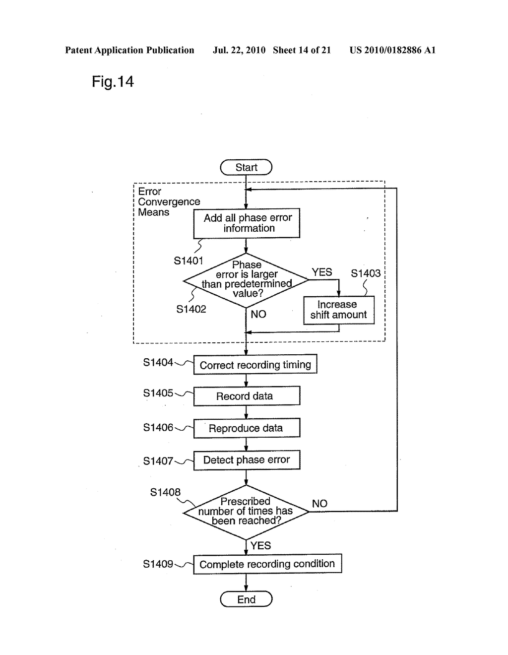 OPTICAL DISC DEVICE AND RECORDING CONDITION SETTING METHOD - diagram, schematic, and image 15