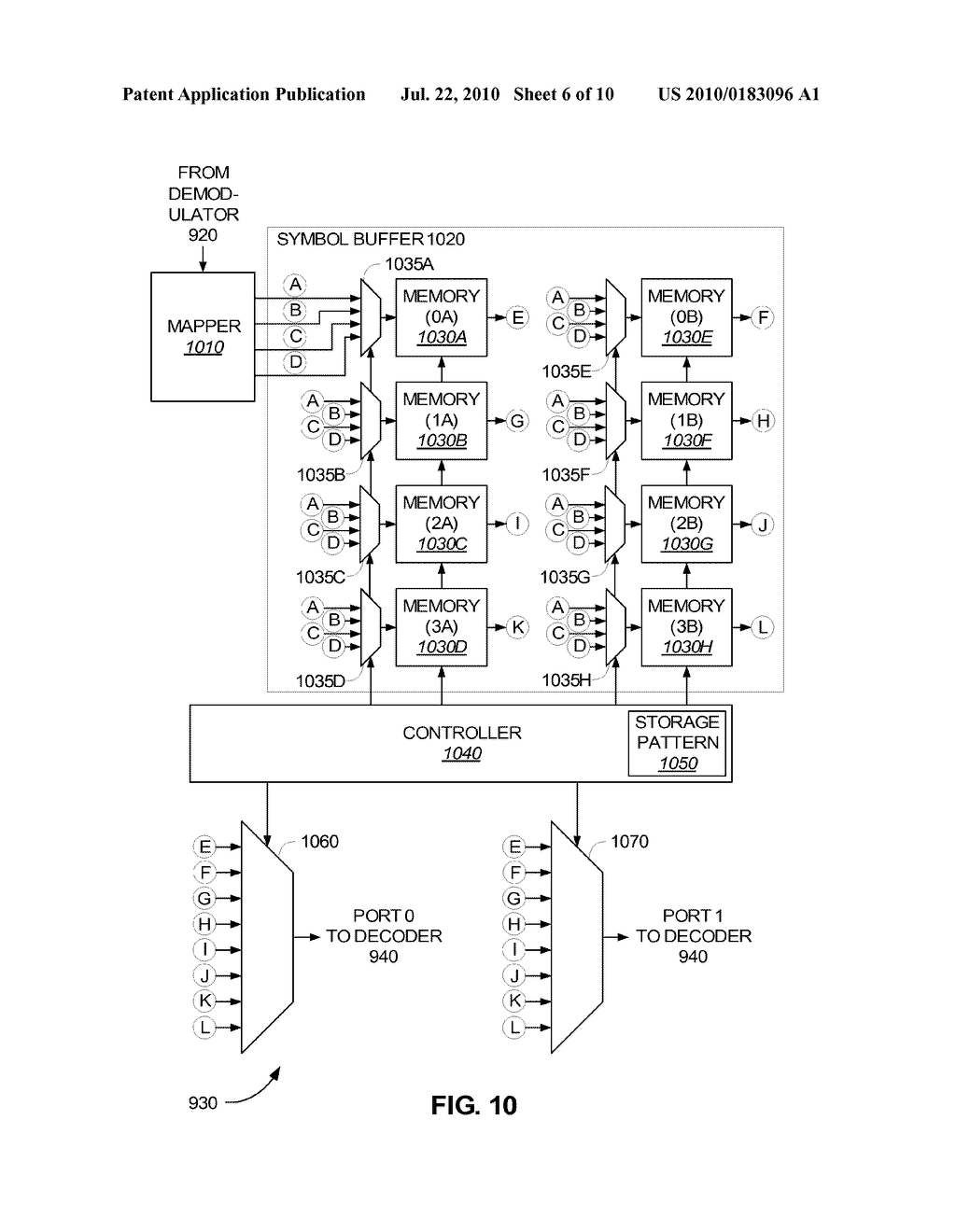 EFFICIENT MULTI-SYMBOL DEINTERLEAVER - diagram, schematic, and image 07