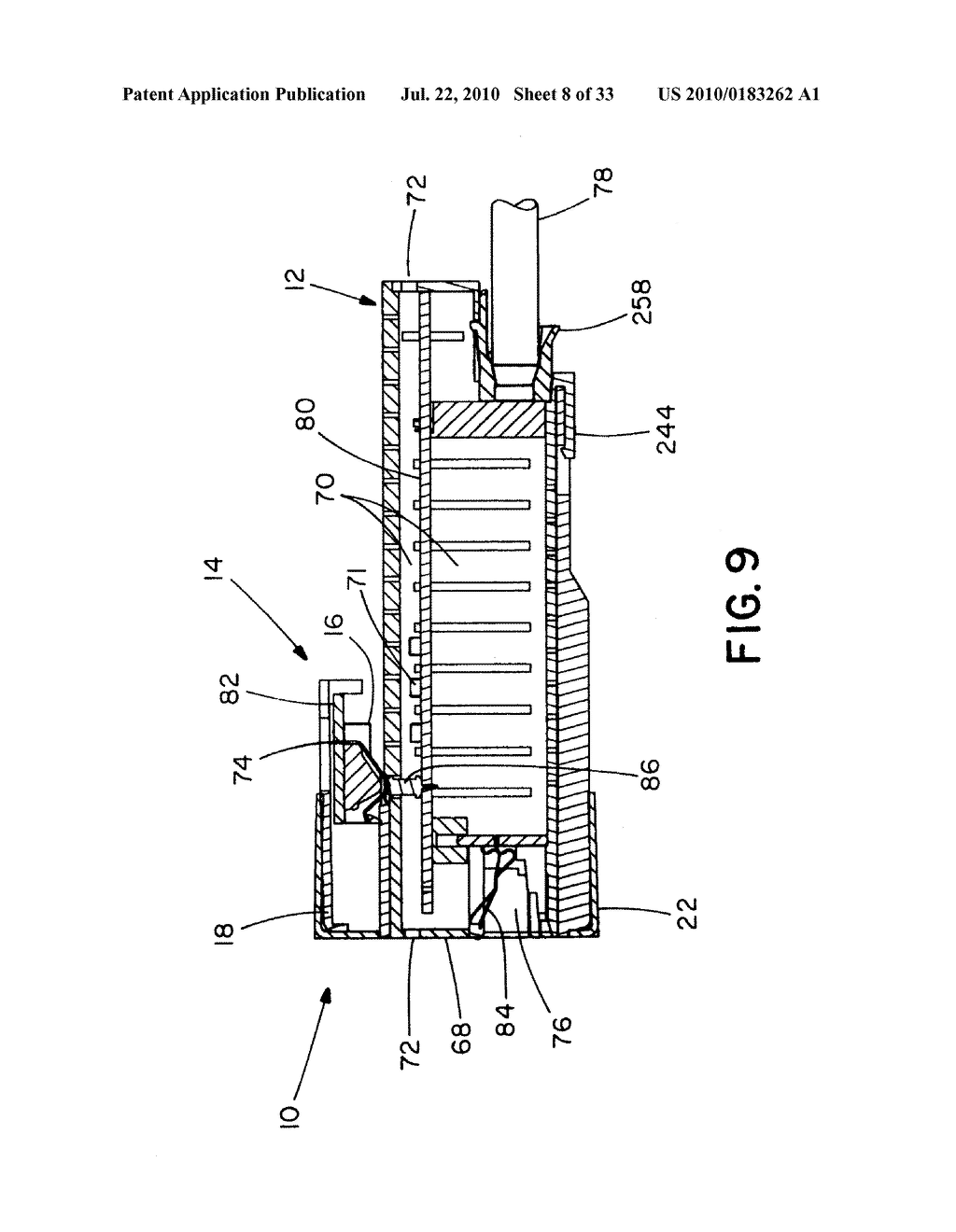 Patch Panel with a Motherboard for Connecting Communications Jacks - diagram, schematic, and image 09