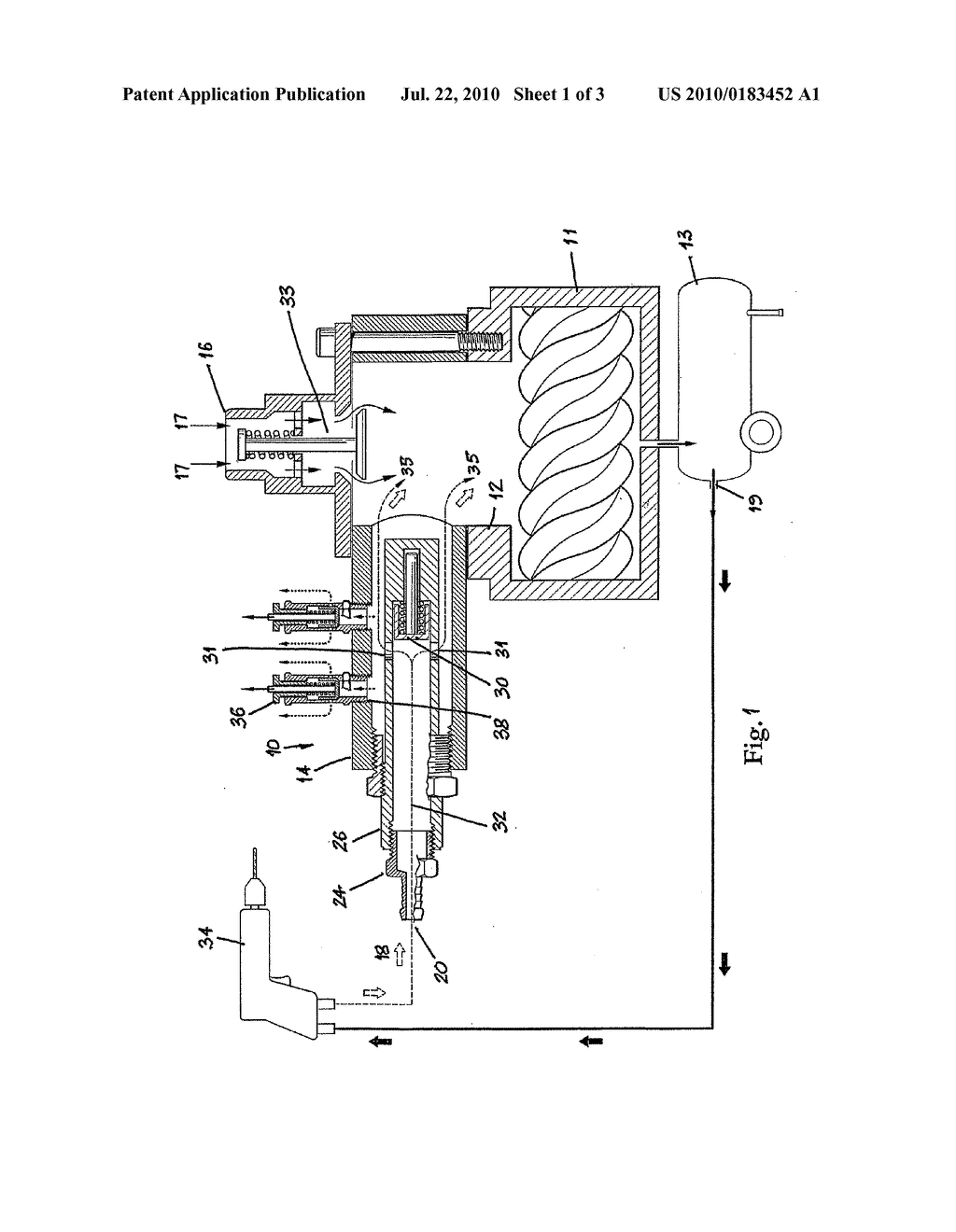 ADAPTOR FOR AN AIR COMPRESSOR AND AN AIR COMPRESSOR - diagram, schematic, and image 02