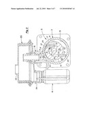 PORTABLE, ROTARY VANE VACUUM PUMP WITH AUTOMATIC VACUUM BREAKING ARRANGEMENT diagram and image