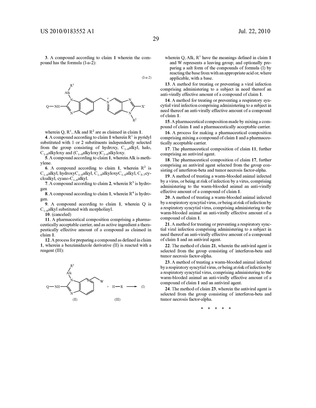 1-[2-AMINO-3-(SUBSTITUTED ALKYL)-3H-BENZIMIDAZOLYLMETHYL]-3-SUBSTITUTED-1,3-DIHYDRO-BENZOIMIDAZOL-2- -ONES AND STRUCTURAL ANALOGS - diagram, schematic, and image 30