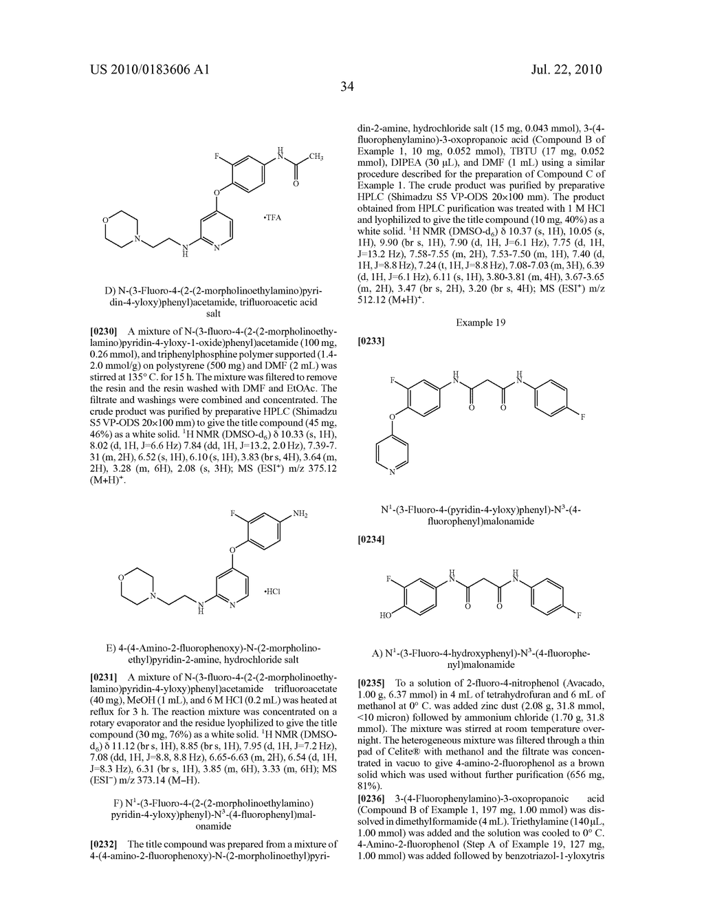 MONOCYCLIC HETEROCYCLES AS KINASE INHIBITORS - diagram, schematic, and image 35