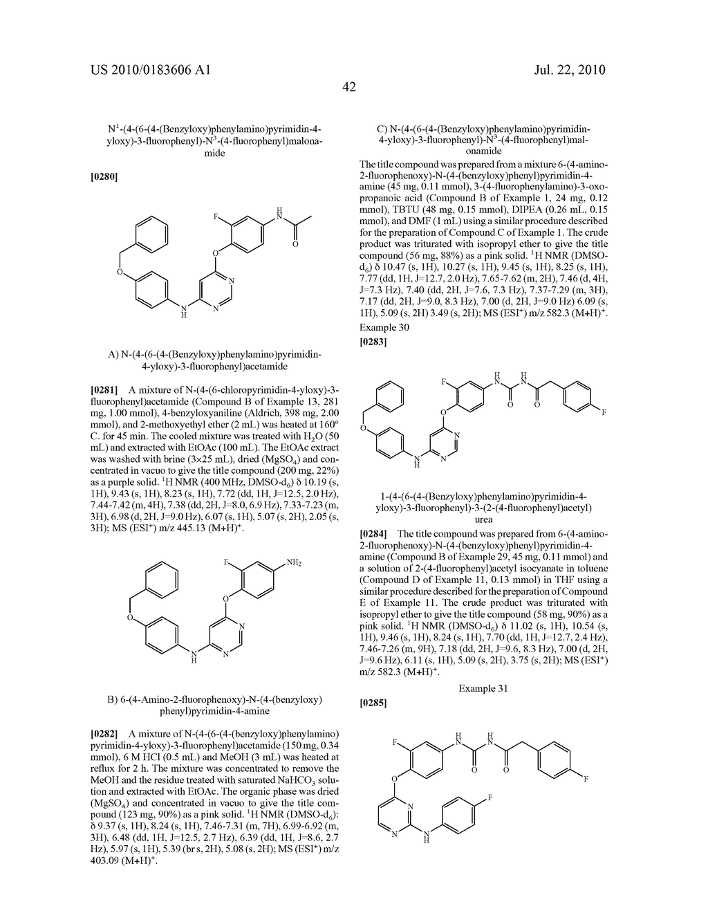 MONOCYCLIC HETEROCYCLES AS KINASE INHIBITORS - diagram, schematic, and image 43