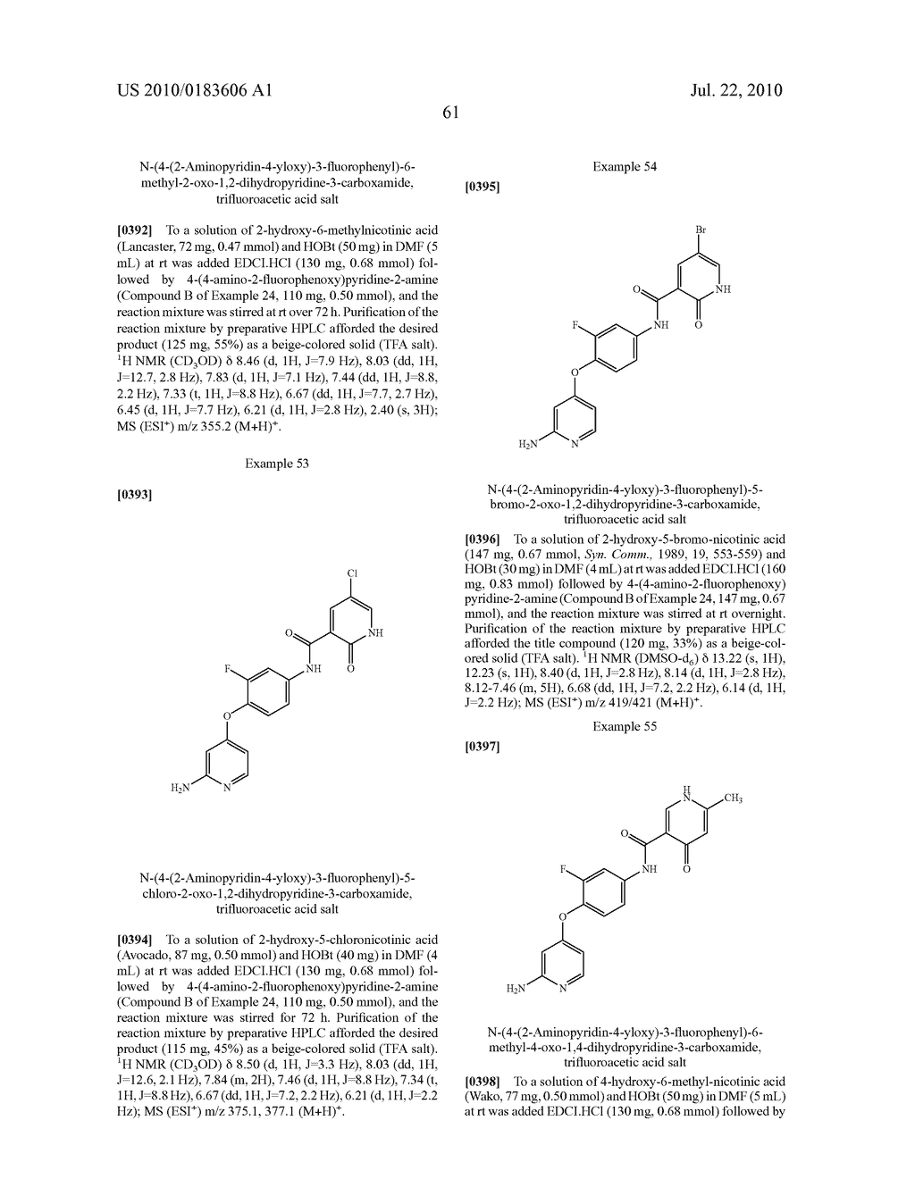 MONOCYCLIC HETEROCYCLES AS KINASE INHIBITORS - diagram, schematic, and image 62