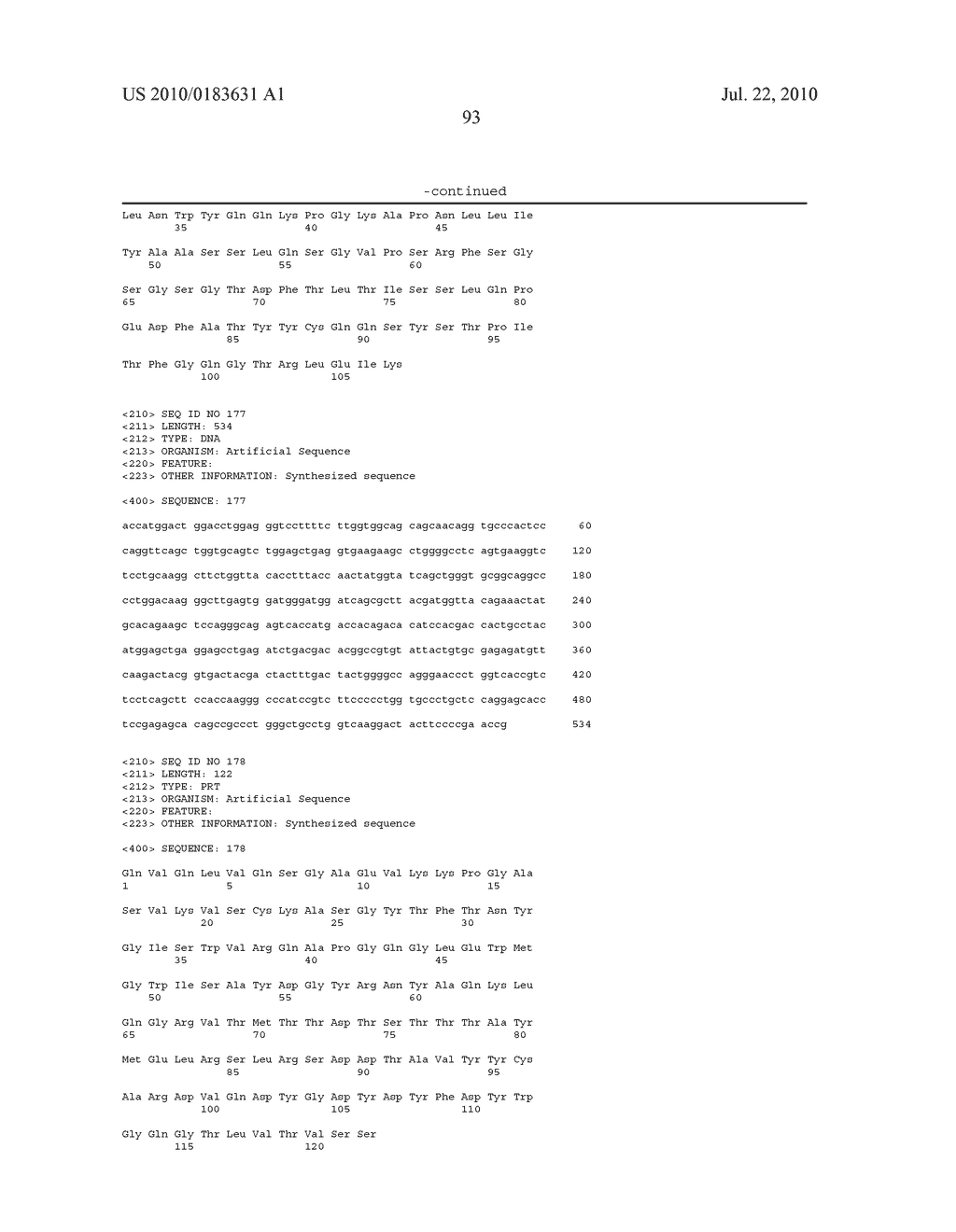 Antibodies Directed to HER-3 and Uses Thereof - diagram, schematic, and image 127