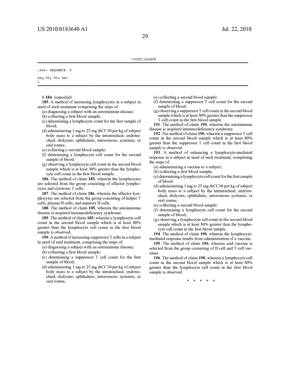 METHODS AND COMPOSITIONS FOR THE TREATMENT OF FIBROTIC CONDITIONS AND IMPAIRED LUNG FUNCTION AND TO ENHANCE LYMPHOCYTE PRODUCTION - diagram, schematic, and image 56