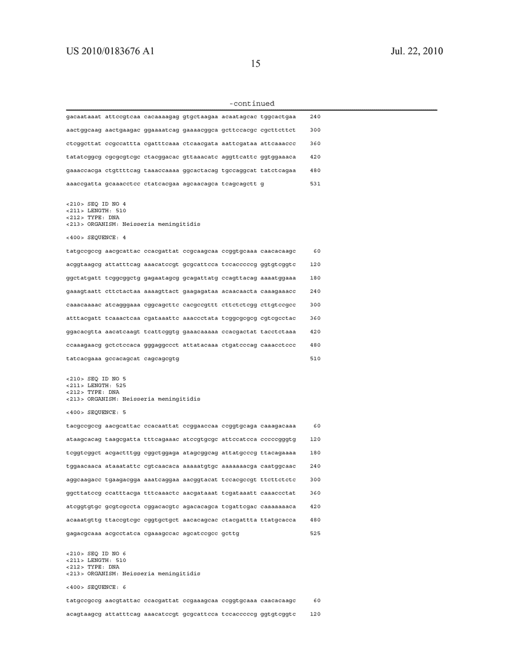 COMPOSITIONS COMPRISING OPA PROTEIN EPITOPES - diagram, schematic, and image 17