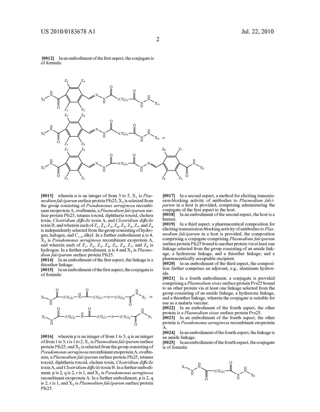 CONJUGATES OF PLASMODIUM FALCIPARUM SURFACE PROTEINS AS MALARIA VACCINES - diagram, schematic, and image 05