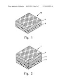 COMPOSITE FABRIC PRODUCT AND PRODUCTION PROCESS THEREFOR diagram and image