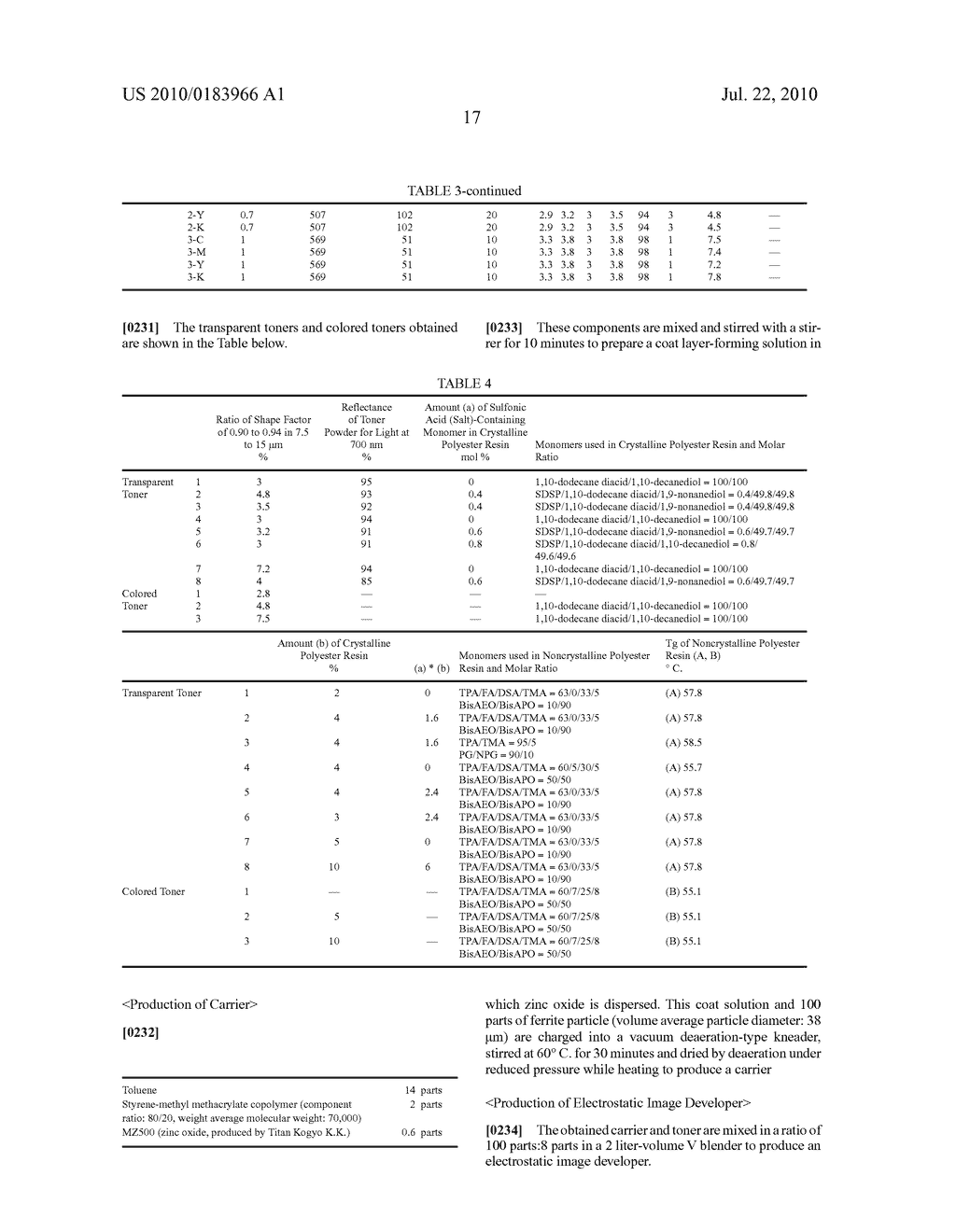 TONER SET FOR ELECTROSTATIC IMAGE DEVELOPMENT, IMAGE FORMING METHOD AND IMAGE FORMING APPARATUS - diagram, schematic, and image 19