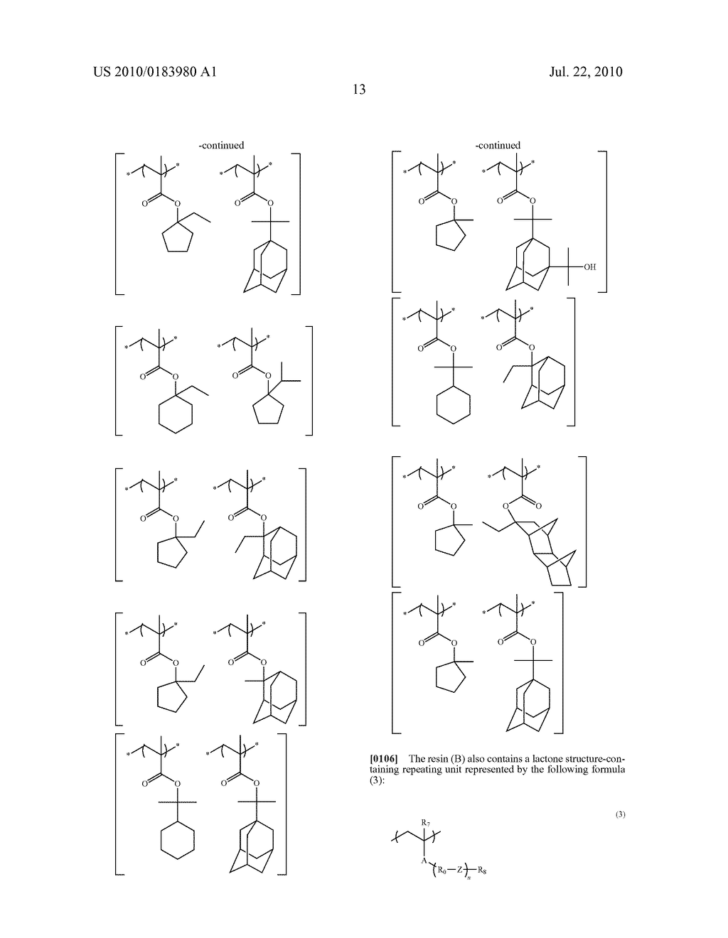 ACTINIC RAY-SENSITIVE OR RADIATION-SENSITIVE RESIN COMPOSITION AND PATTERN FORMING METHOD USING THE SAME - diagram, schematic, and image 14