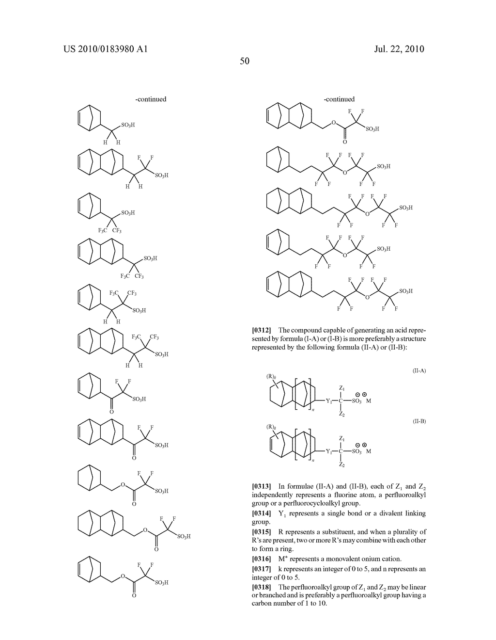 ACTINIC RAY-SENSITIVE OR RADIATION-SENSITIVE RESIN COMPOSITION AND PATTERN FORMING METHOD USING THE SAME - diagram, schematic, and image 51