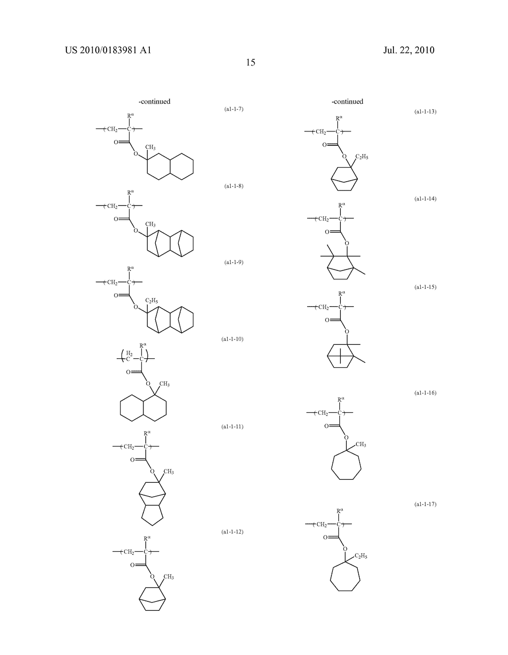 Positive resist composition and method of forming resist pattern - diagram, schematic, and image 16