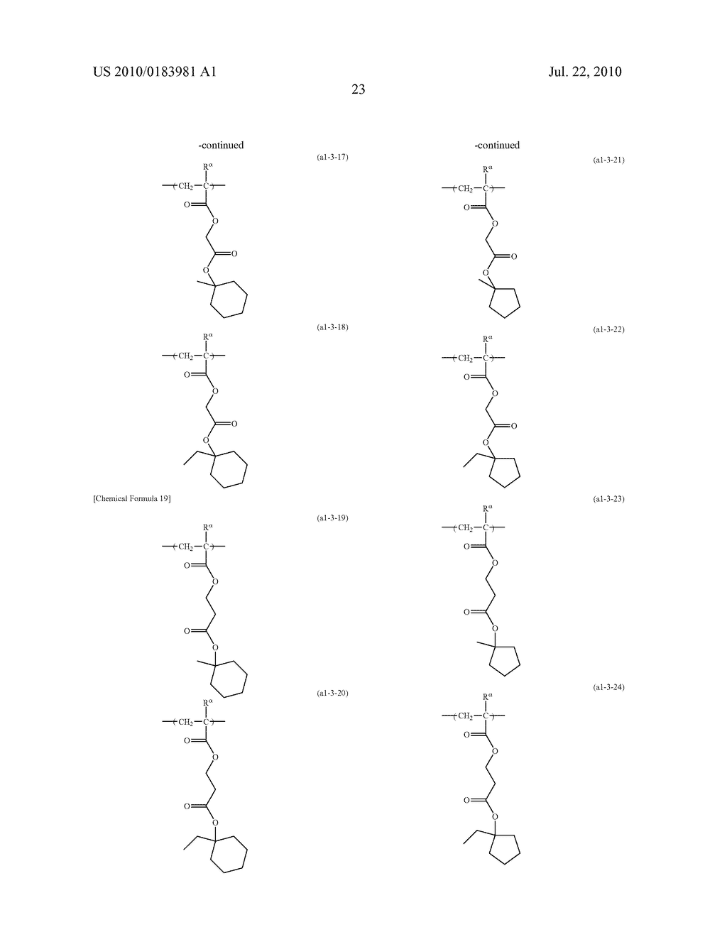 Positive resist composition and method of forming resist pattern - diagram, schematic, and image 24