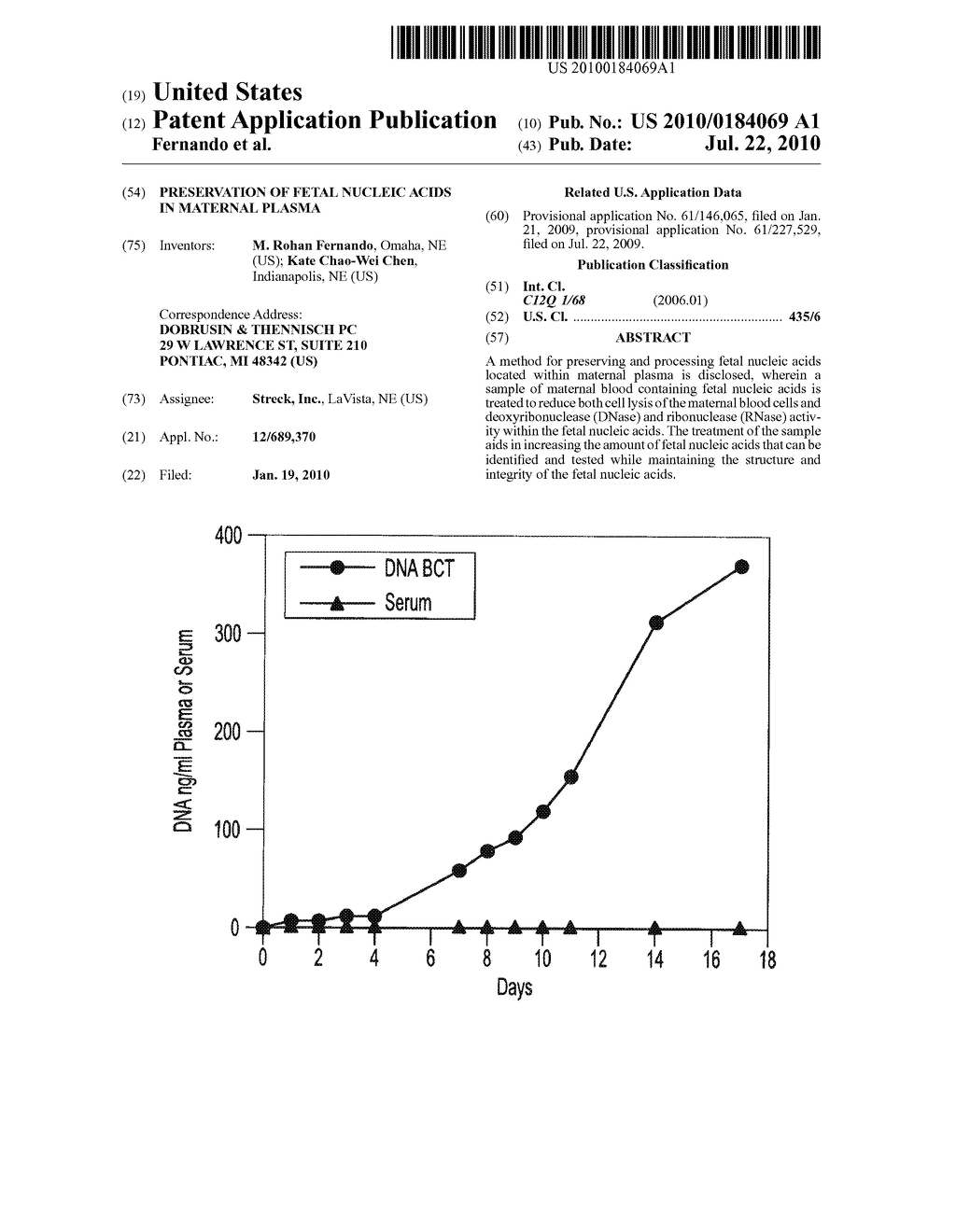 PRESERVATION OF FETAL NUCLEIC ACIDS IN MATERNAL PLASMA - diagram, schematic, and image 01