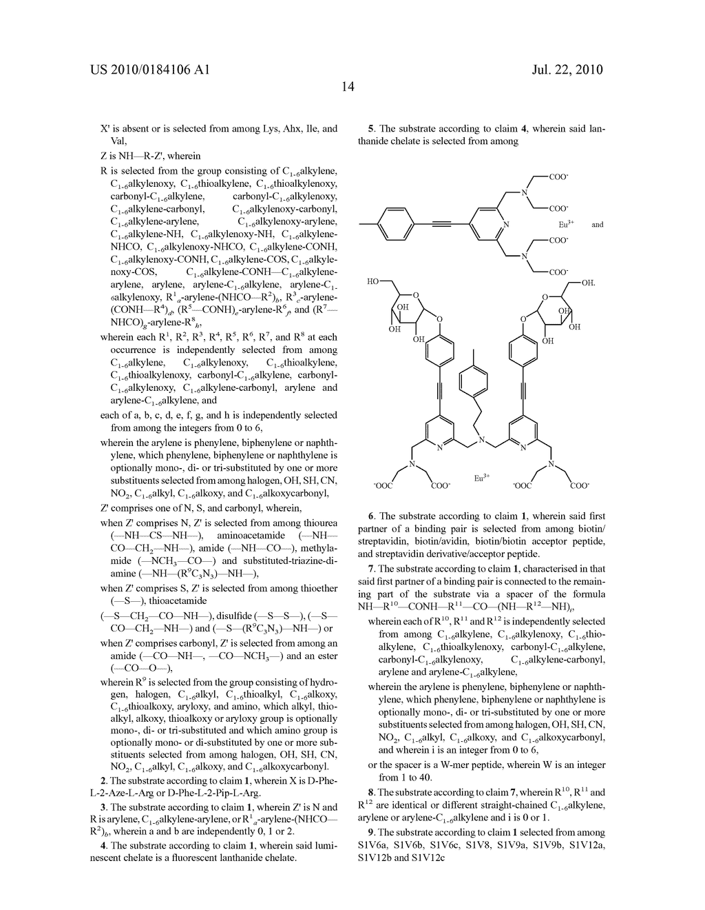 Thrombin Substrate and Assay for Determining the Level of Bioactive Thrombin in a Sample - diagram, schematic, and image 21