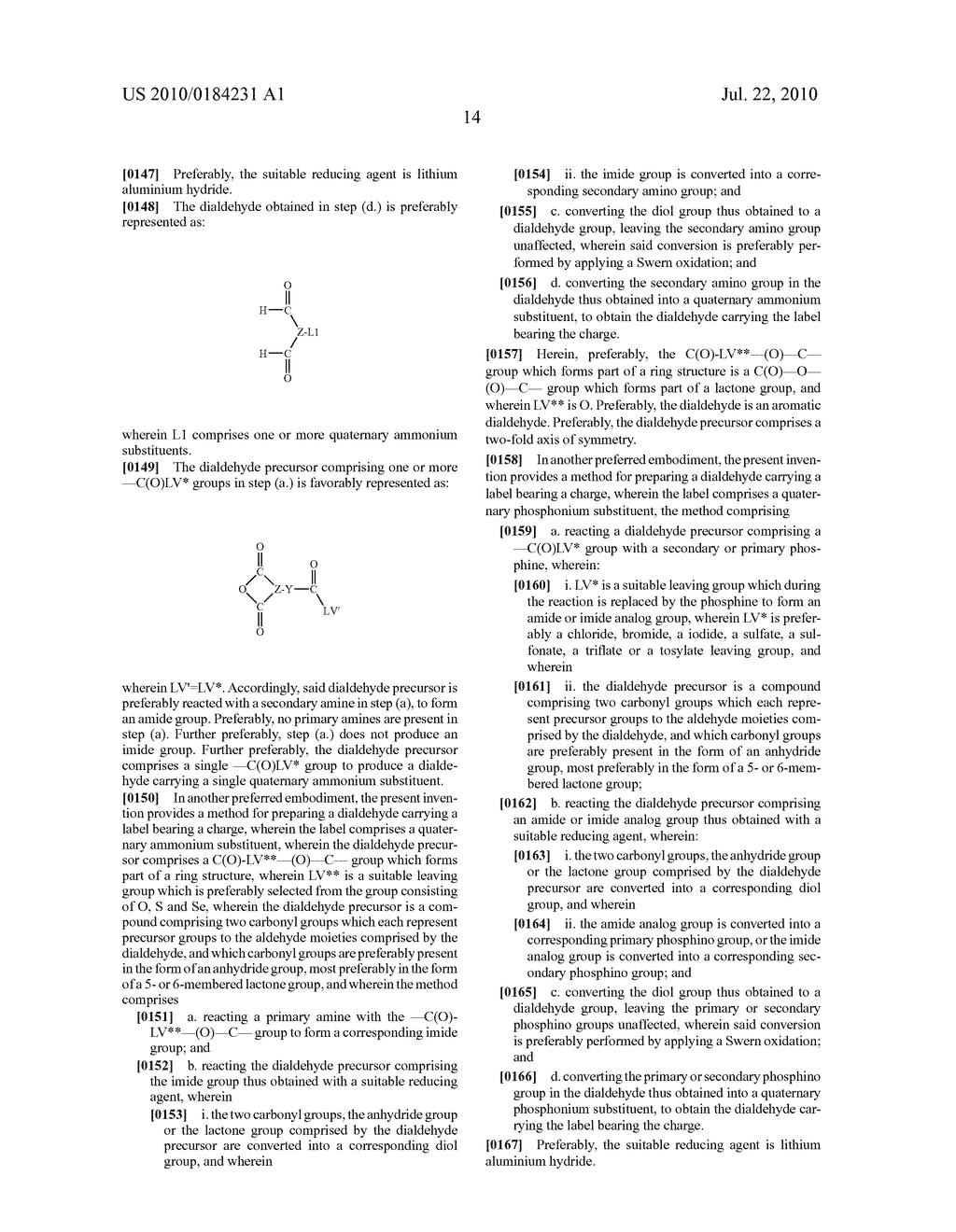 Method for the determination of an analyte comprising a primary amino group, and kit for labeling said analyte - diagram, schematic, and image 15
