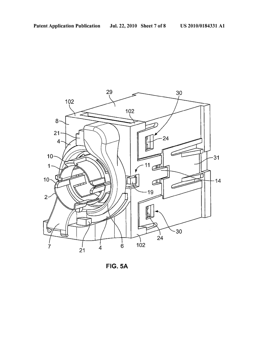 CONNECTOR ASSEMBLIES, COMBINATIONS AND METHODS FOR USE WITH FOIL-SHIELDED TWISTED PAIR CABLES - diagram, schematic, and image 08