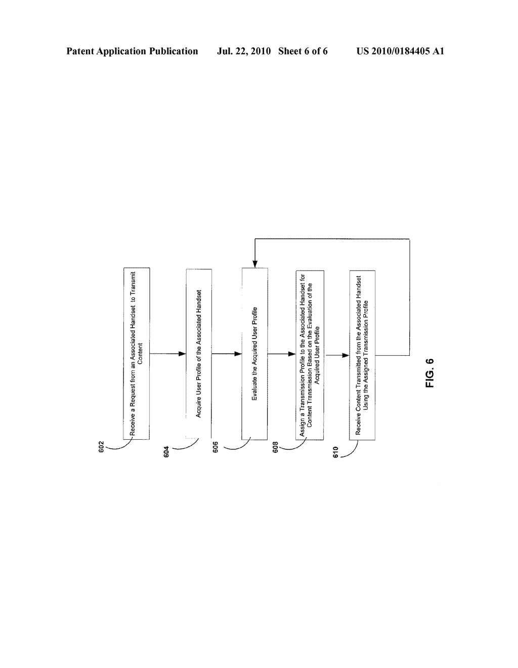 USER PROFILE BASED CONTENT DELIVERY BETWEEN A STANDARD HANDSET AND A FEMTOCELL DEVICE - diagram, schematic, and image 07